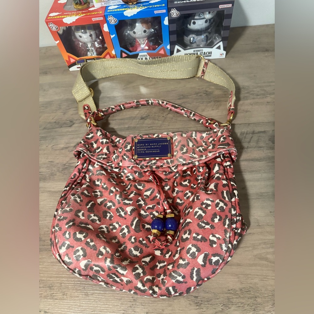 MARC BY MARC JACOBS ANIMAL PRINT LIL RIZ HOBO Crossbody Bag